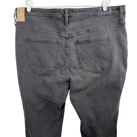 Women's Madewell Starkey Denim Plus 10" High Rise Cotton Stretch Skinny Jean 26W - Picture 4 of 12